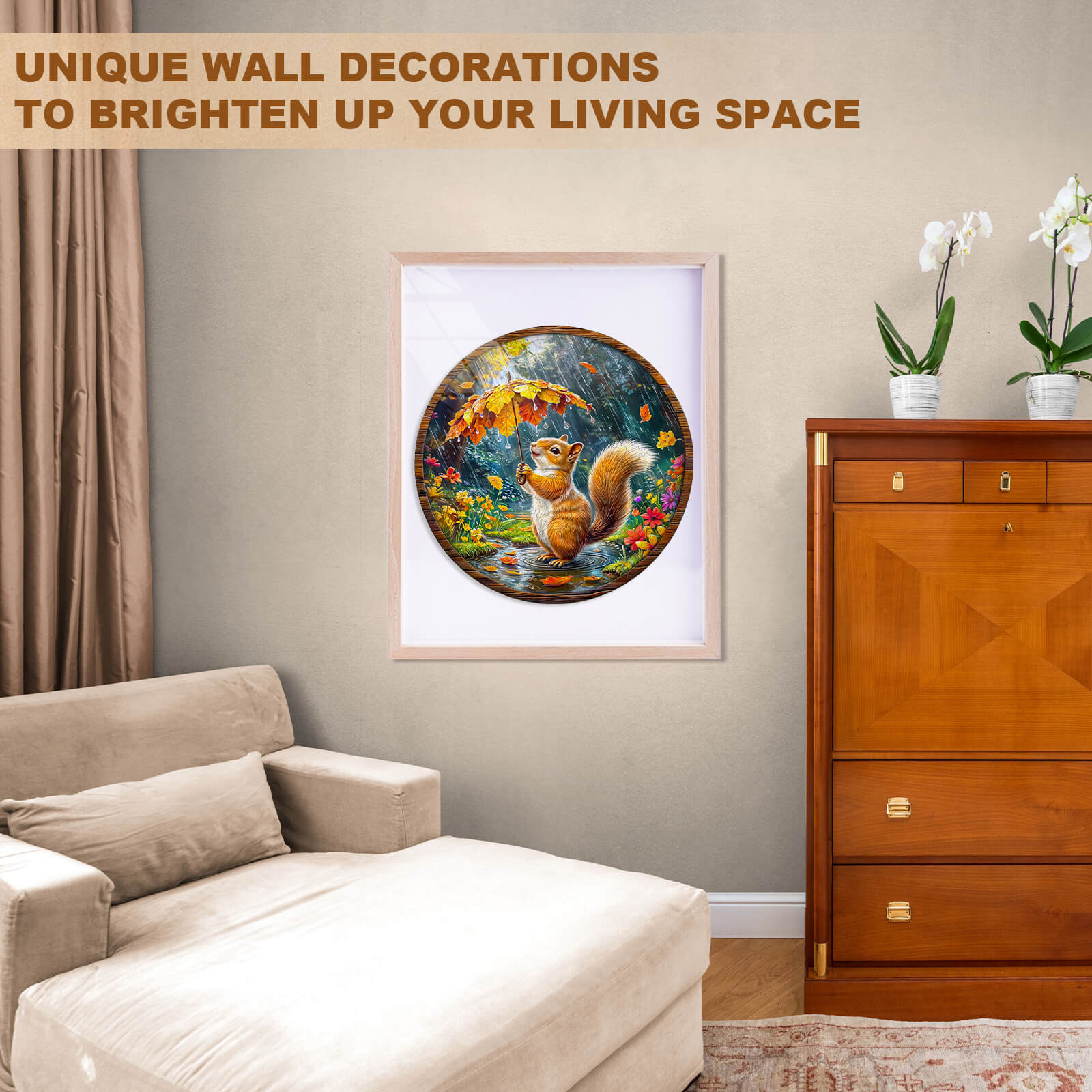 Squirrel Dreams Wooden Jigsaw Puzzle