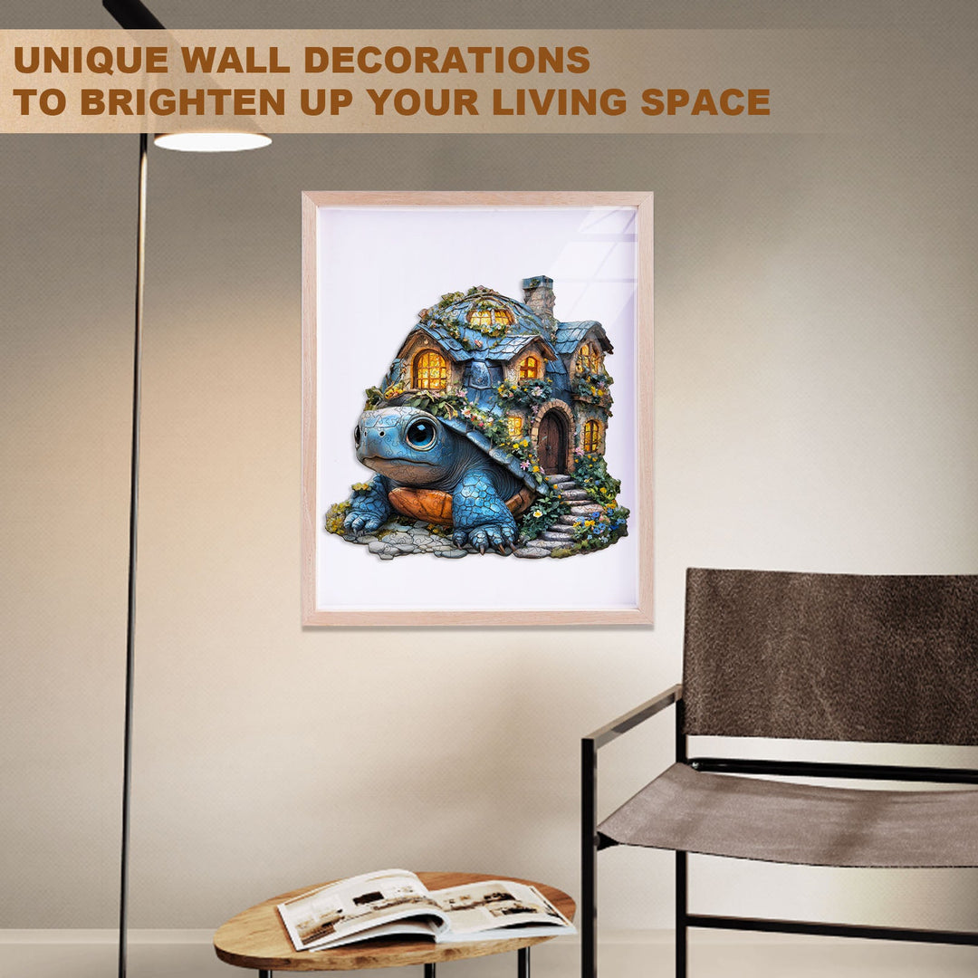 Schildkröten-Haus Holzpuzzle