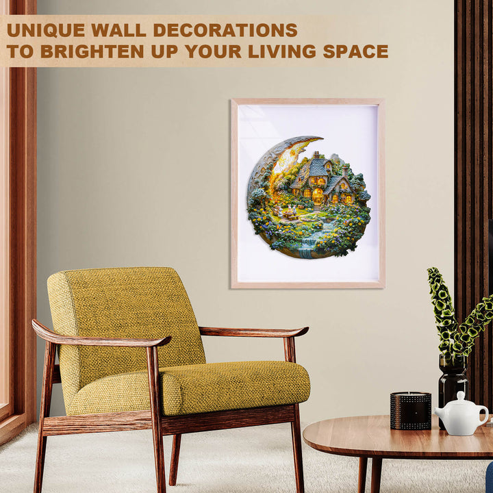 Nachtgarten Modell 2 Holzpuzzle