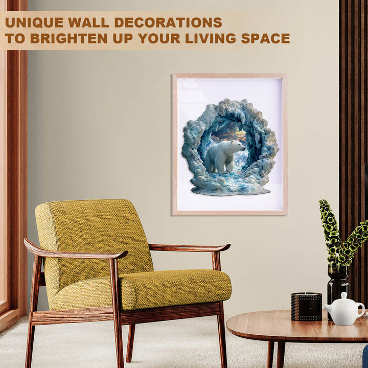 Arktische Pracht 3D-Holzpuzzle