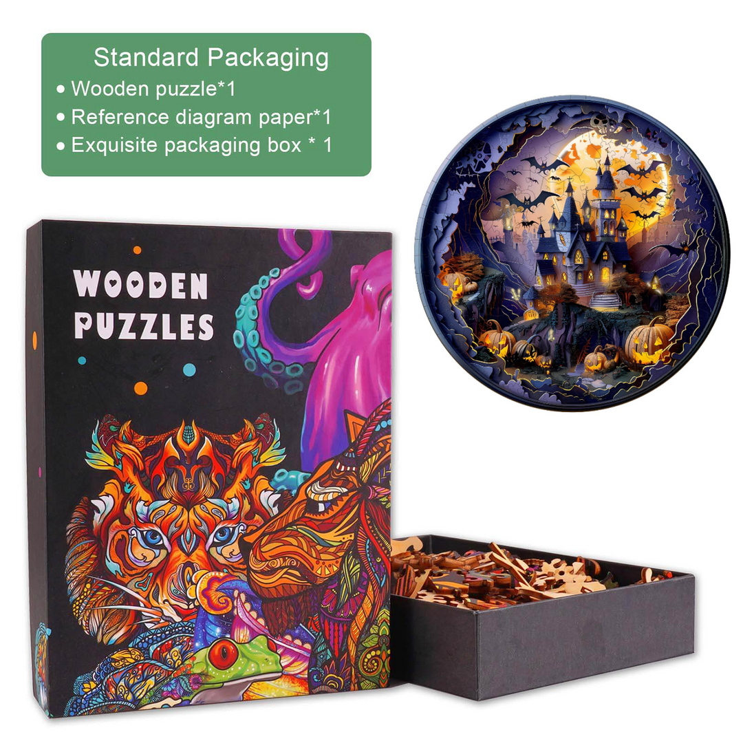 Gruselschloss 2 Holzpuzzle