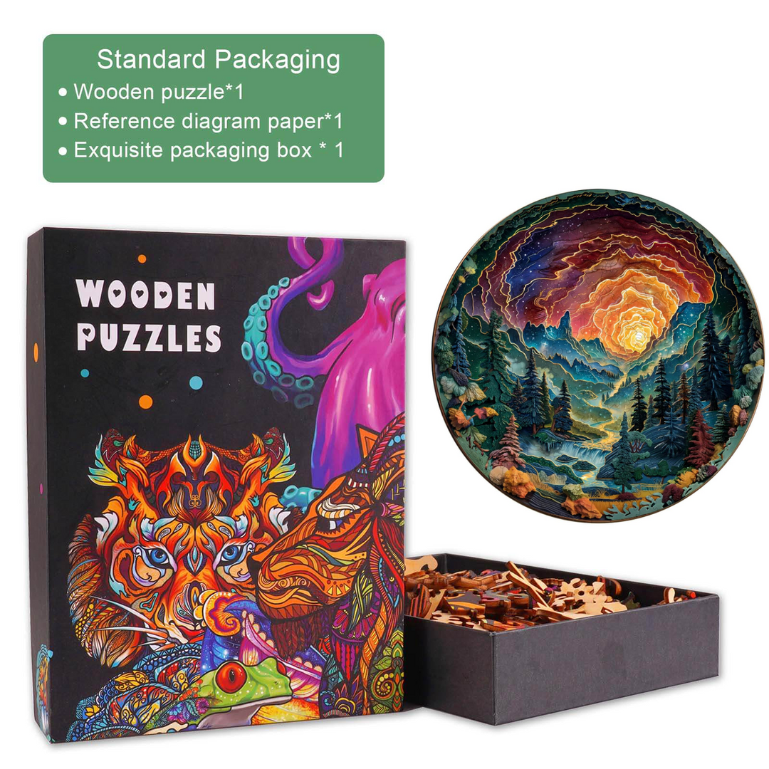 Himmelshöhle Holzpuzzle