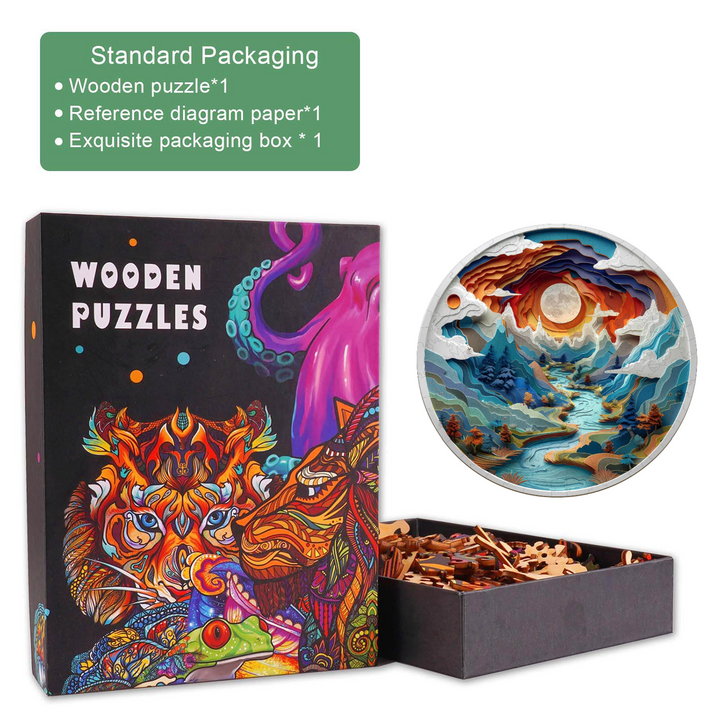 Höhlen-Expedition 3 Holzpuzzle