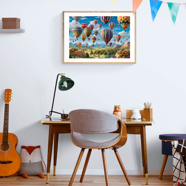 Hot Air Balloon 500 / 1000 Piece Puzzle - Woodbests