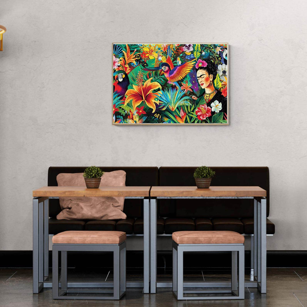 A Cluster of Flowers 500 / 1000 Piece Puzzle - Woodbests