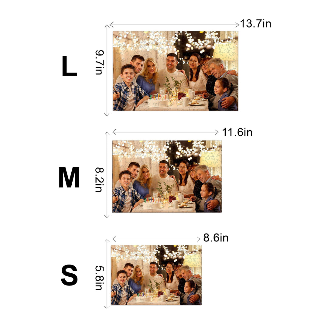 Personalized Photo Birthday Happy Friendship Time Puzzles - Woodbests