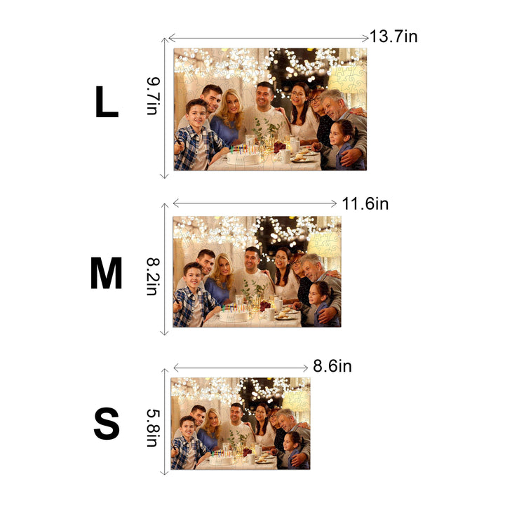 Personalized Photo Birthday Happy Friendship Time Puzzles - Woodbests