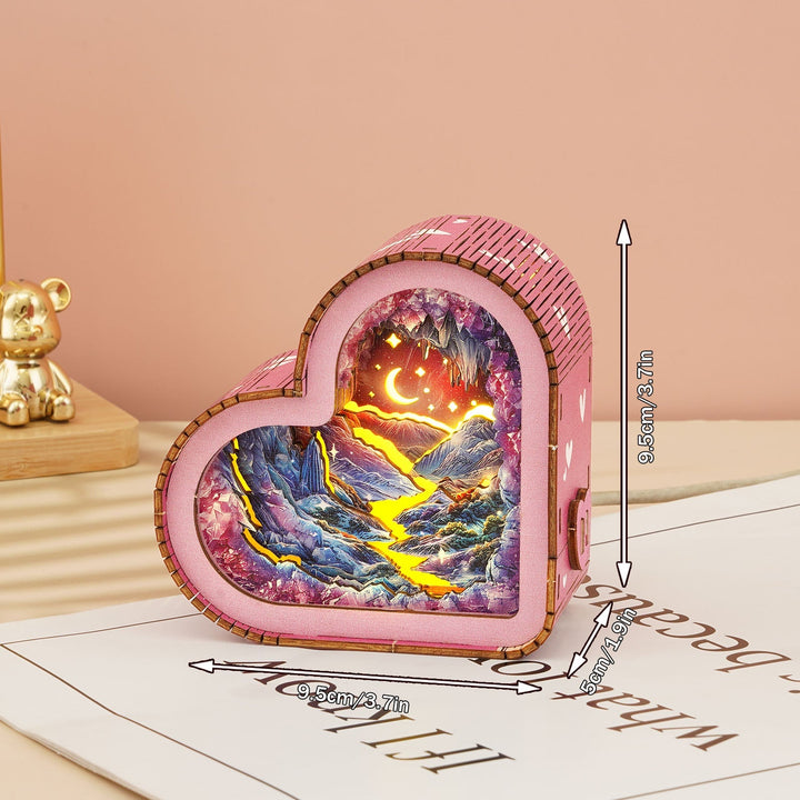 Traumhöhlen - 3D Holz Nachtlicht Bausatz