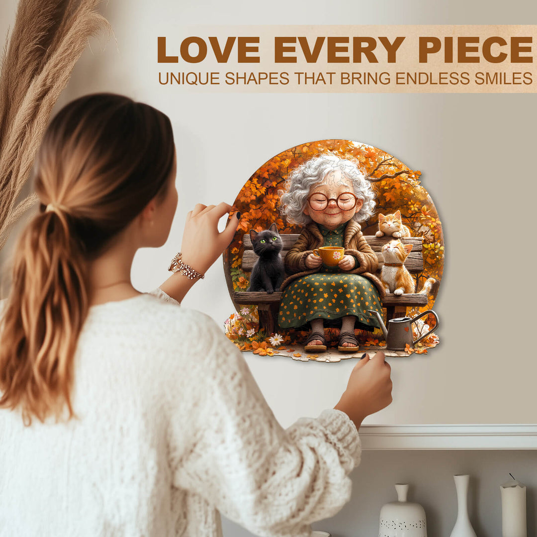 Pleasant afternoon Wooden Jigsaw Puzzle