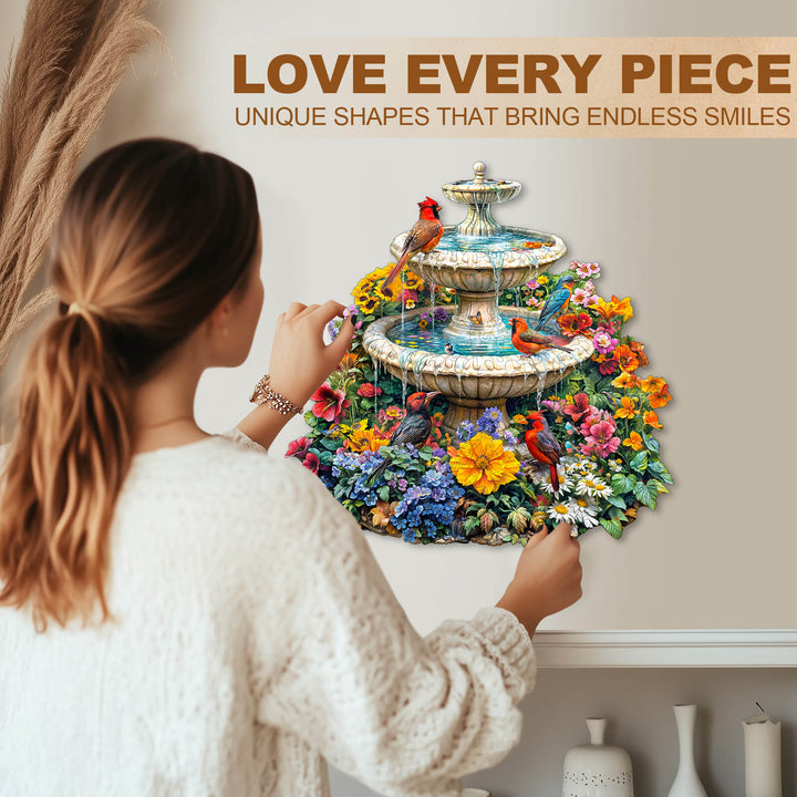 Gartenmelodie Holzpuzzle