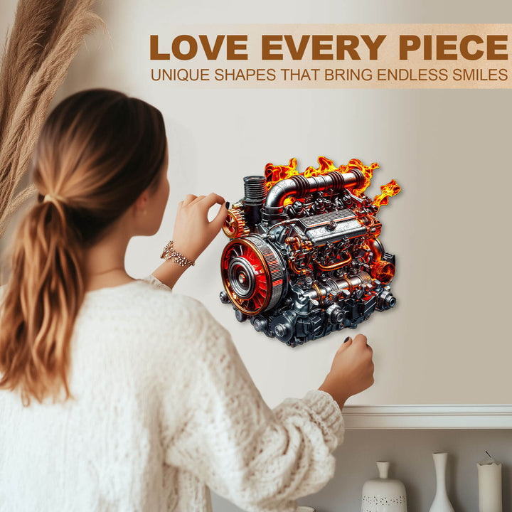 Eiserner Kraftkoloss Holzpuzzle