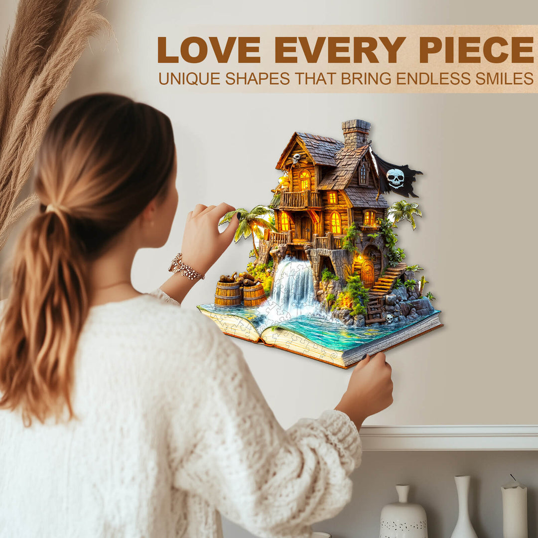 Piratenkajüte-1 Holzpuzzle