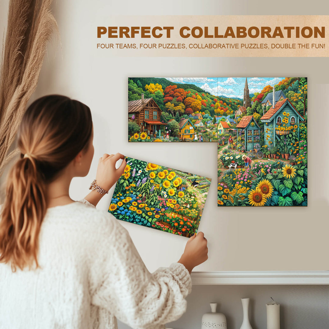 Party Puzzle - Sonnige Felder