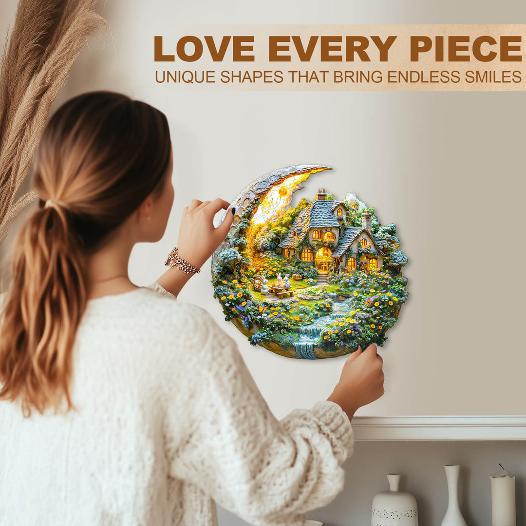 Nachtgarten Modell 2 Holzpuzzle