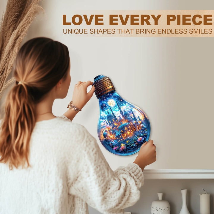 Mondlicht-Reich Holzpuzzle