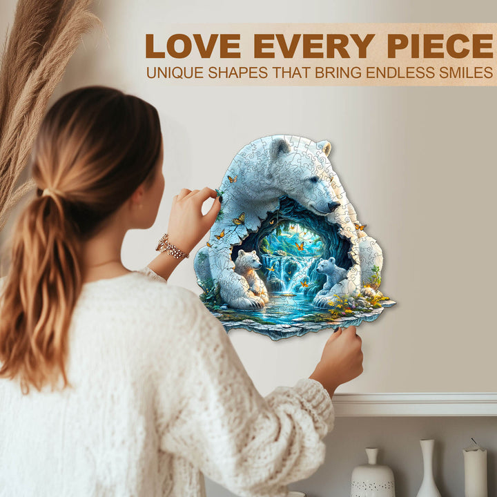 Arctic Sanctuary Wooden Jigsaw Puzzle