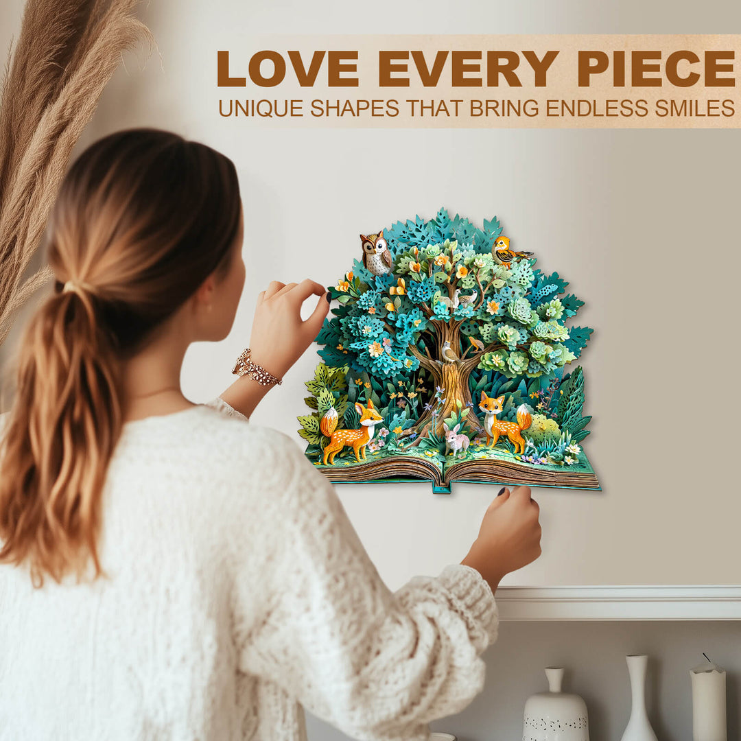 3D Forest Tales Wooden Jigsaw Puzzle