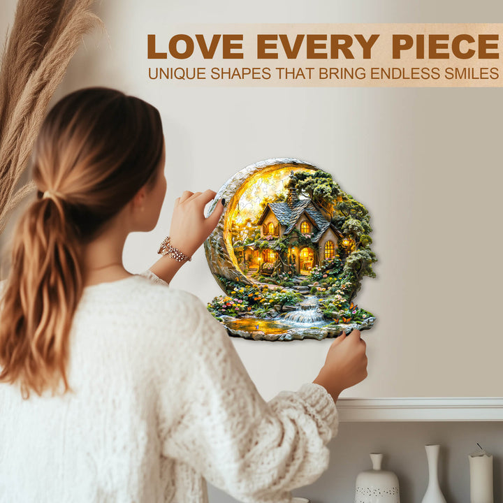 Nachtgarten Modell 1 Holzpuzzle